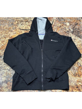 Champion Black Full Zip Hoodie